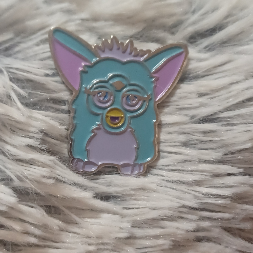 Free with Any Purchase | Blue Furby | Hard Enamel Pin
